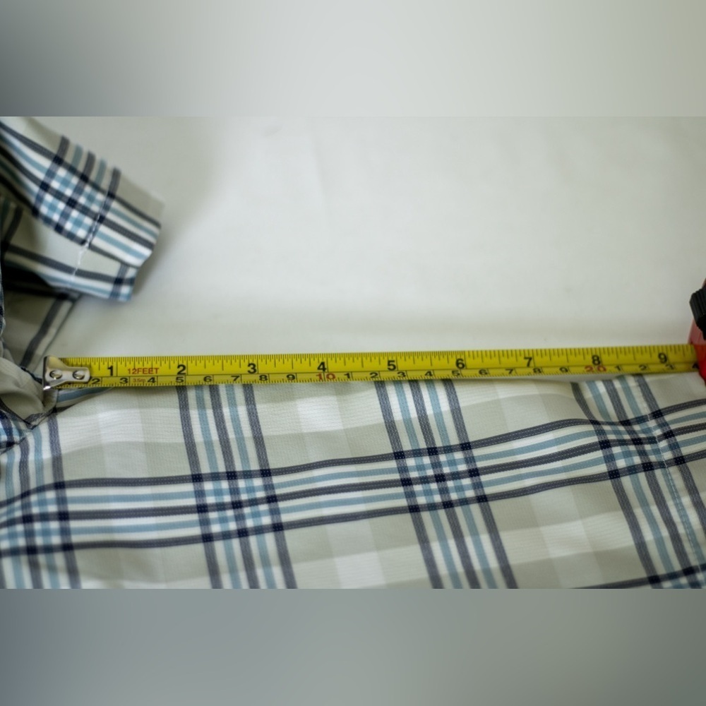 Chaps Men’s Plaid Flat Front Shorts Size 36 - Picture 8 of 9